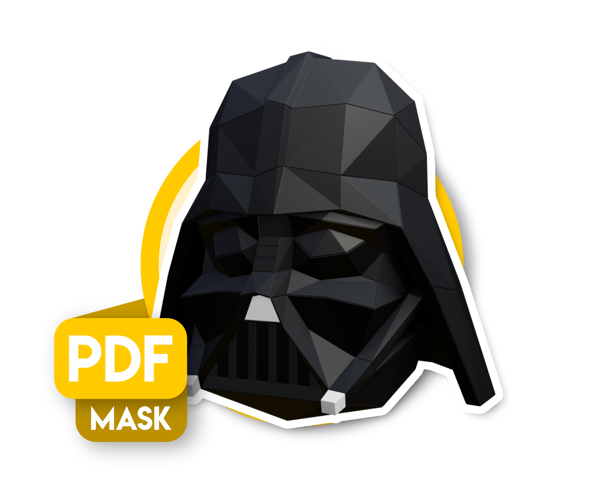 Darth Vader - Star Wars Papercraft 3D Origami DIY - PDF Download – DT ...